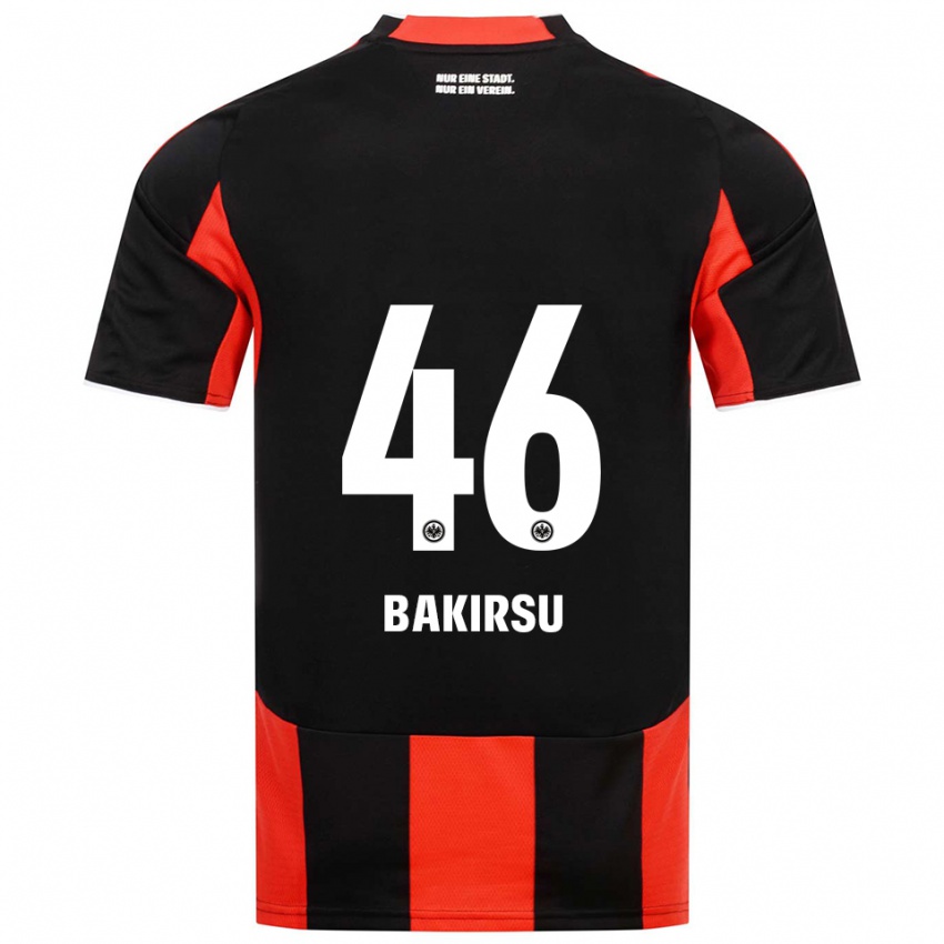 נשים חוסיין באקירסו #46 שחור אדום ג'רזי ביתית 2025/26 חולצה קצרה