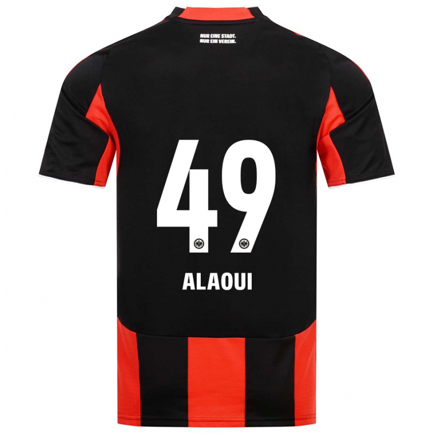 נשים אנס עלוי #49 שחור אדום ג'רזי ביתית 2025/26 חולצה קצרה