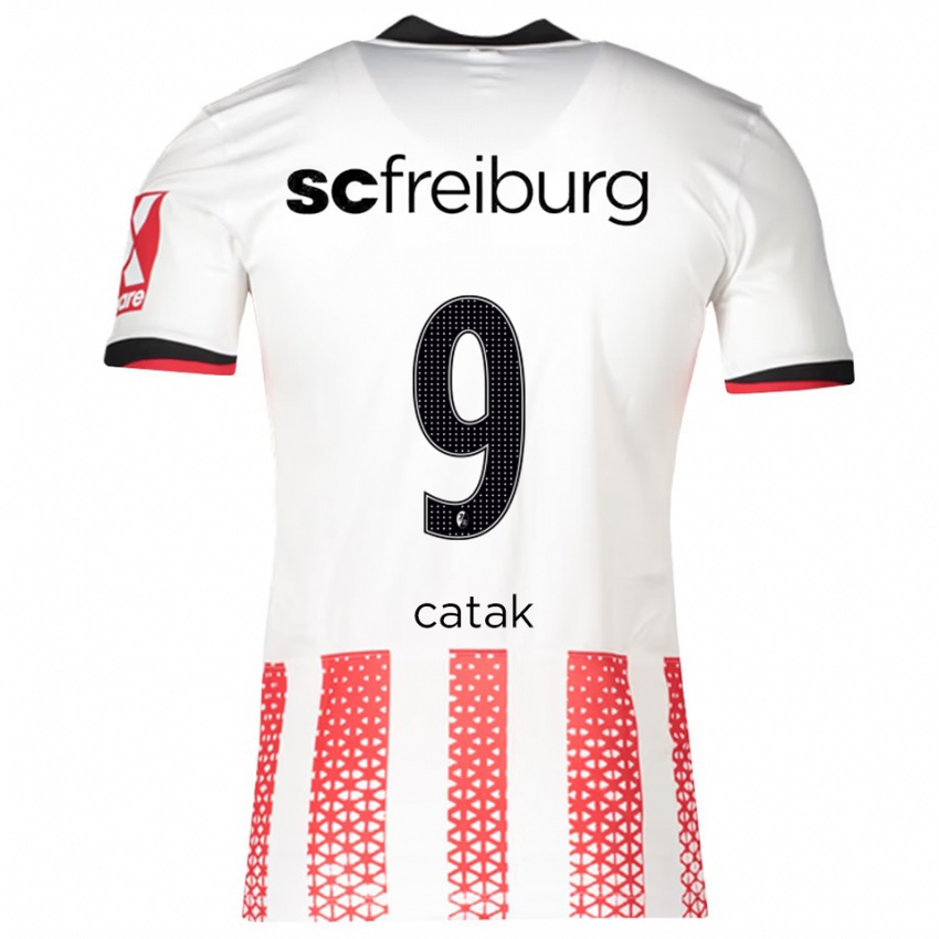 נשים לאון צ׳אטאק #9 לבן אדום ג'רזי ביתית 2025/26 חולצה קצרה