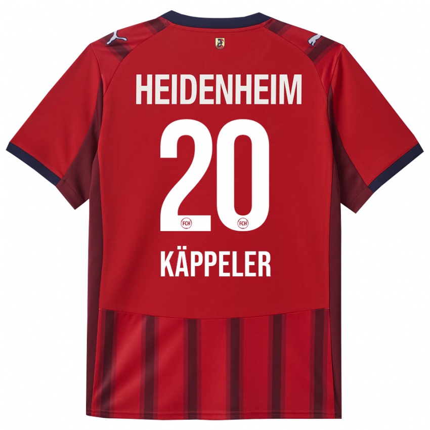 נשים Lina Käppeler #20 אדום נייבי ג'רזי ביתית 2025/26 חולצה קצרה