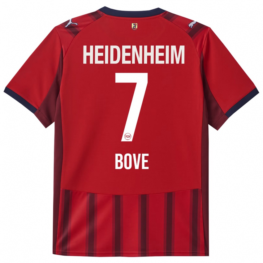 נשים Nevio Bove #7 אדום נייבי ג'רזי ביתית 2025/26 חולצה קצרה