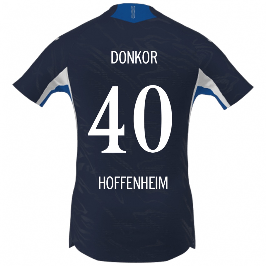 נשים דניס דונקור #40 נייבי לבן ג'רזי ביתית 2025/26 חולצה קצרה