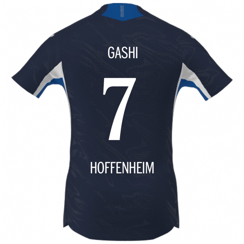 נשים Fanol Gashi #7 נייבי לבן ג'רזי ביתית 2025/26 חולצה קצרה