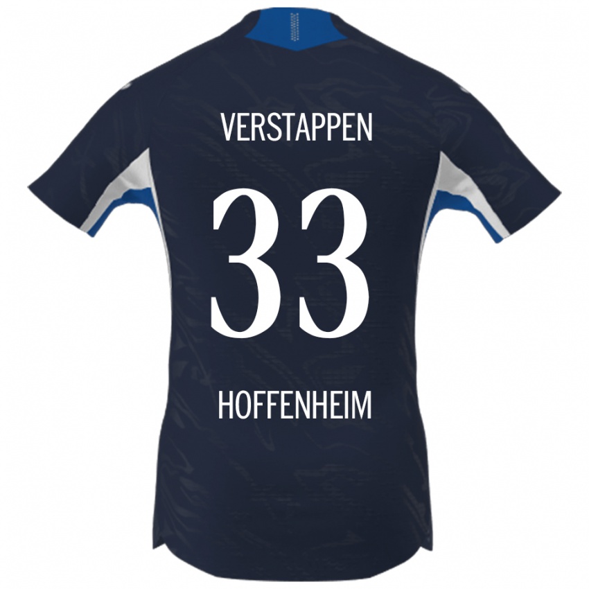 נשים אריק ורסטאפן #33 נייבי לבן ג'רזי ביתית 2025/26 חולצה קצרה