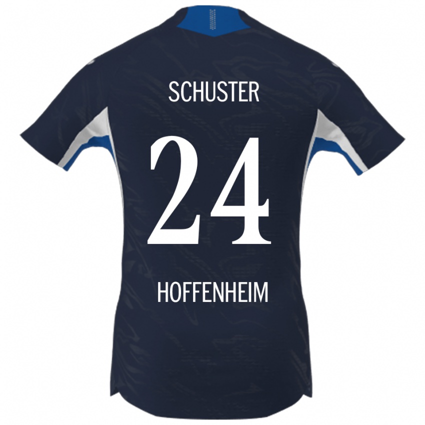 נשים יוליאן שוסטר #24 נייבי לבן ג'רזי ביתית 2025/26 חולצה קצרה