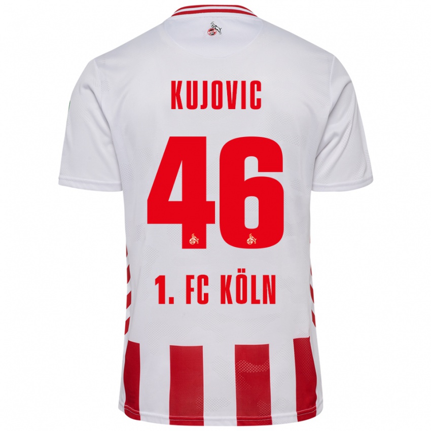 נשים אמין קויוביץ׳ #46 לבן אדום ג'רזי ביתית 2025/26 חולצה קצרה