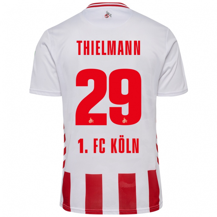 נשים יאן טילמן #29 לבן אדום ג'רזי ביתית 2025/26 חולצה קצרה