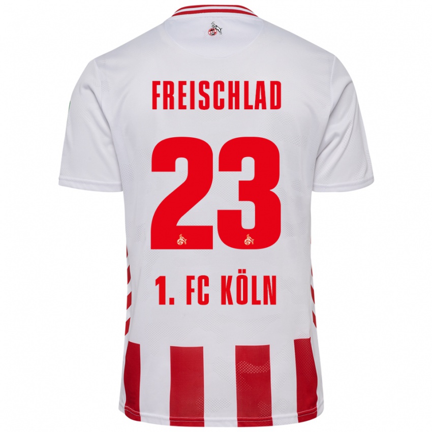 נשים יאניק פריישלד #23 לבן אדום ג'רזי ביתית 2025/26 חולצה קצרה