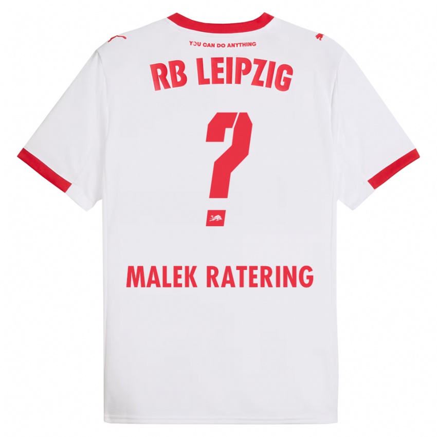נשים Jakob Malek Ratering #0 לבן אדום ג'רזי ביתית 2025/26 חולצה קצרה