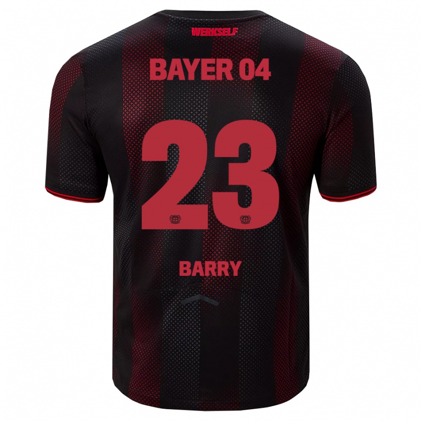 נשים Alpha Barry #23 שחור אדום ג'רזי ביתית 2025/26 חולצה קצרה