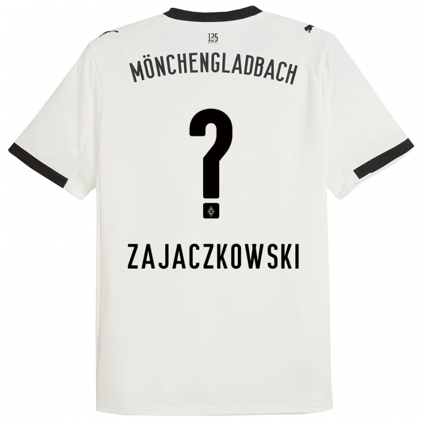 נשים וינסנט זייצ'קובסקי #0 לבן שחור ג'רזי ביתית 2025/26 חולצה קצרה