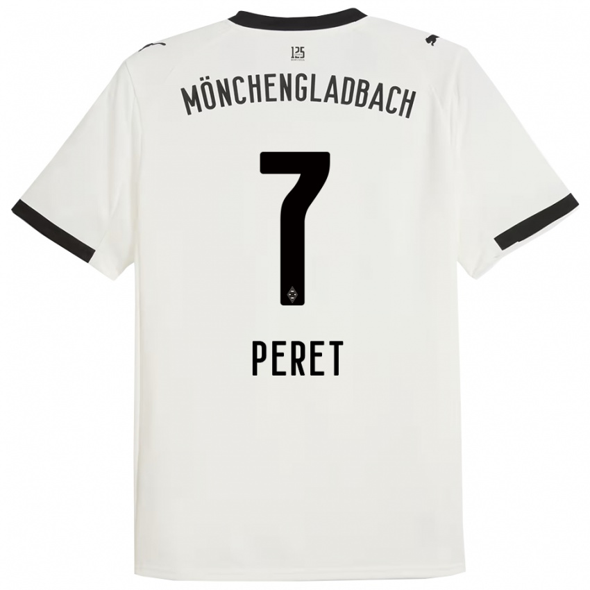 נשים Jakub Peret #7 לבן שחור ג'רזי ביתית 2025/26 חולצה קצרה