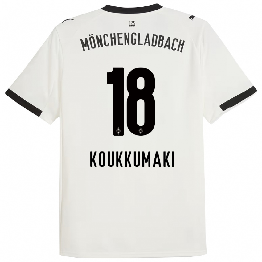 נשים טאבי קוקקומקי #18 לבן שחור ג'רזי ביתית 2025/26 חולצה קצרה