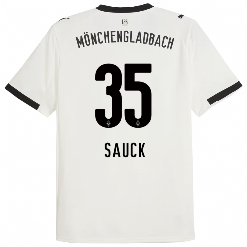 נשים קיליאן נונו חואקים סאק #35 לבן שחור ג'רזי ביתית 2025/26 חולצה קצרה