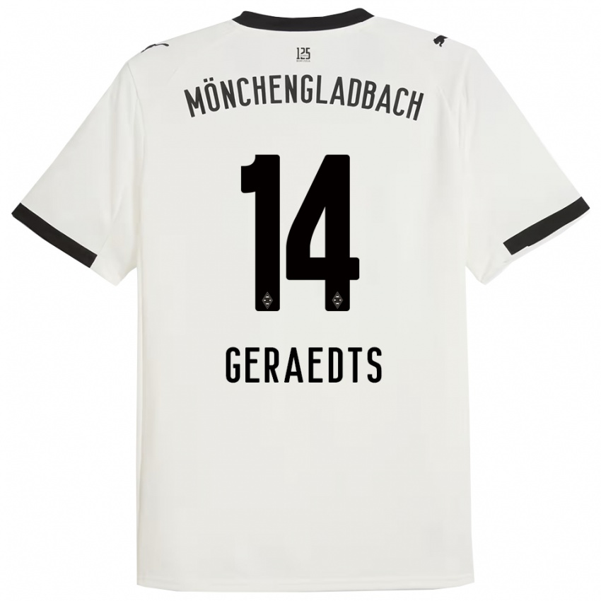 נשים קלסי גראדטס #14 לבן שחור ג'רזי ביתית 2025/26 חולצה קצרה