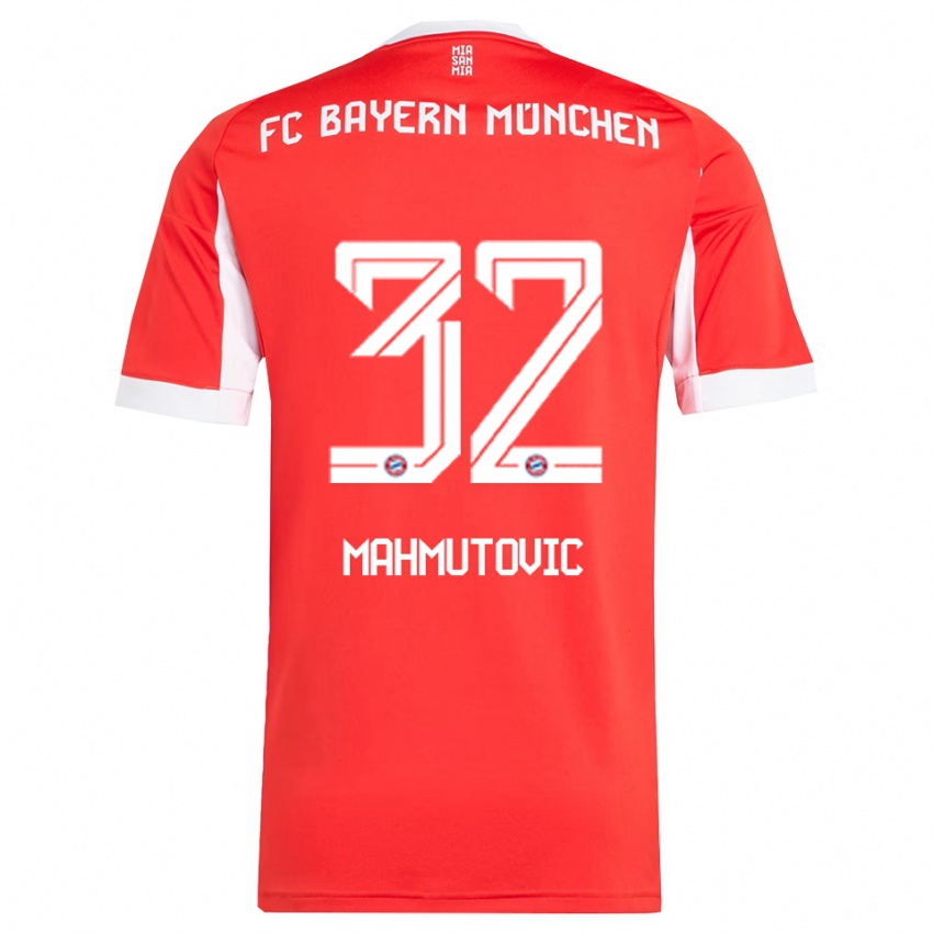 נשים אנה ממוטוביץ׳ #32 אדום לבן ג'רזי ביתית 2025/26 חולצה קצרה