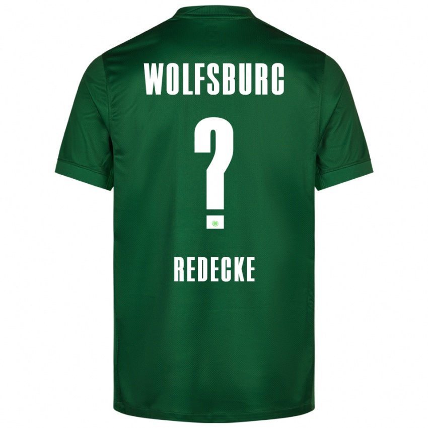 נשים Jan Redecke #0 ירוק לבן ג'רזי ביתית 2025/26 חולצה קצרה