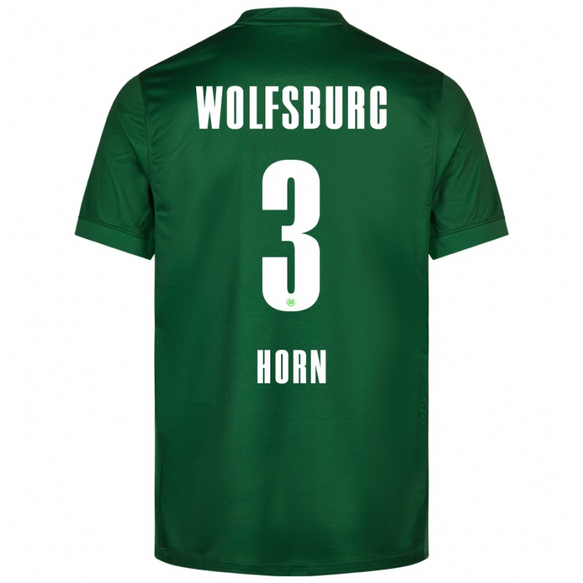 נשים Noah Horn #3 ירוק לבן ג'רזי ביתית 2025/26 חולצה קצרה
