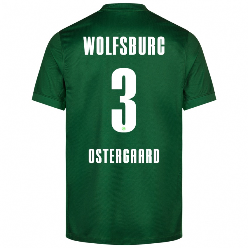 נשים כריסטיאן אוסטרגארד #3 ירוק לבן ג'רזי ביתית 2025/26 חולצה קצרה