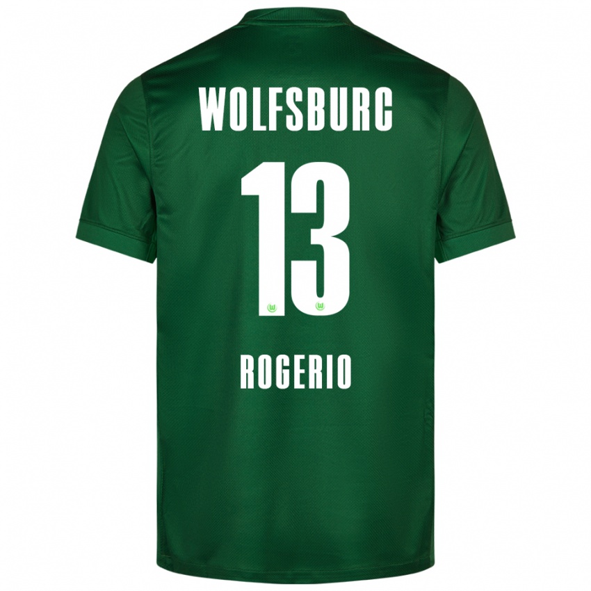 נשים רוג'ריו #13 ירוק לבן ג'רזי ביתית 2025/26 חולצה קצרה