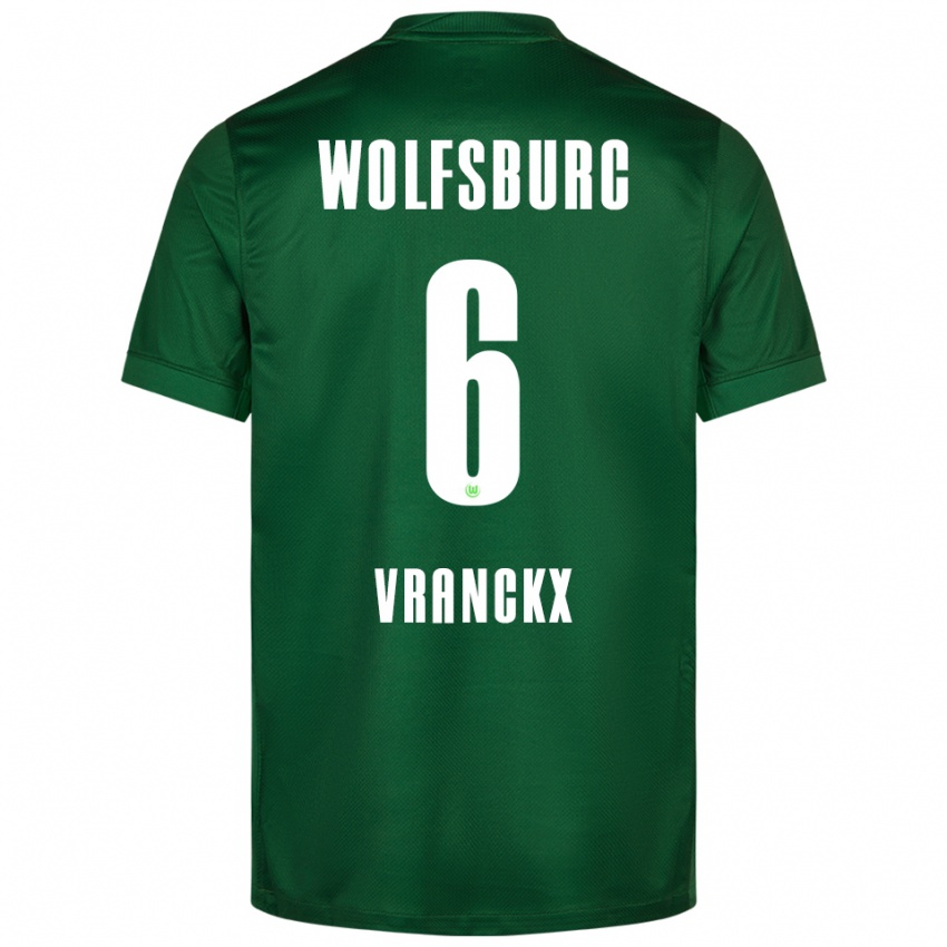 נשים אסטר ורנקס #6 ירוק לבן ג'רזי ביתית 2025/26 חולצה קצרה