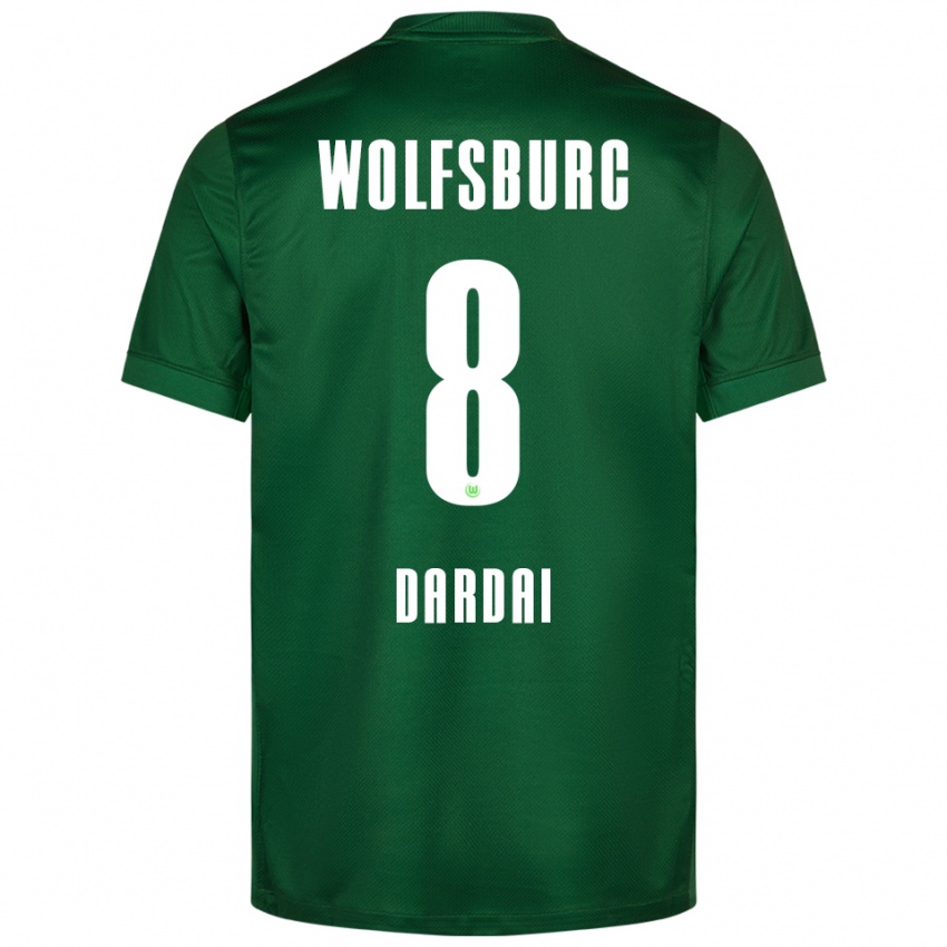 נשים בנסה דרדוי #8 ירוק לבן ג'רזי ביתית 2025/26 חולצה קצרה