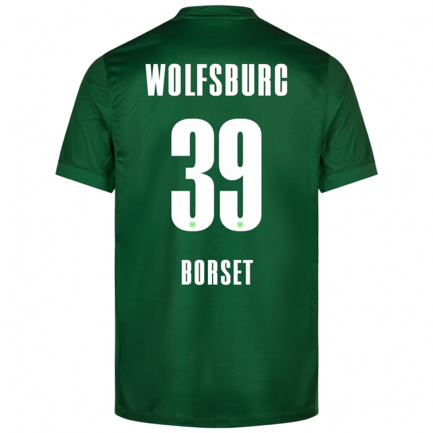 נשים אנדרס בורסט #39 ירוק לבן ג'רזי ביתית 2025/26 חולצה קצרה