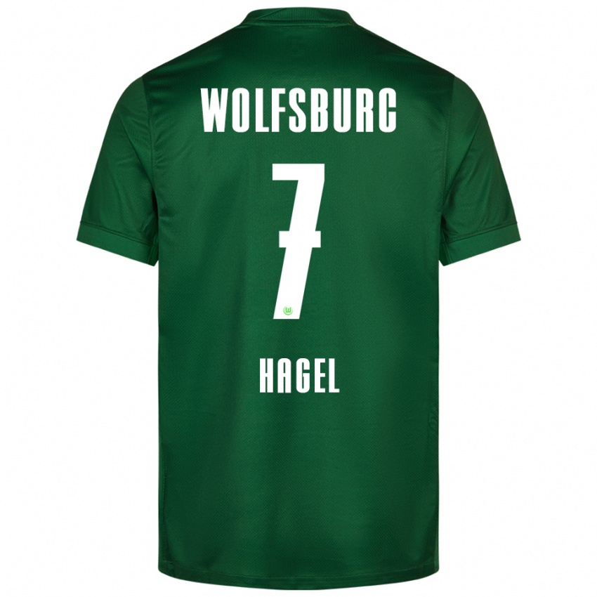 נשים Chantal Hagel #7 ירוק לבן ג'רזי ביתית 2025/26 חולצה קצרה