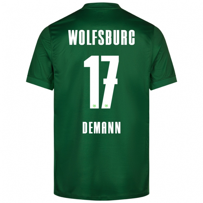 נשים קריסטין דמאן #17 ירוק לבן ג'רזי ביתית 2025/26 חולצה קצרה