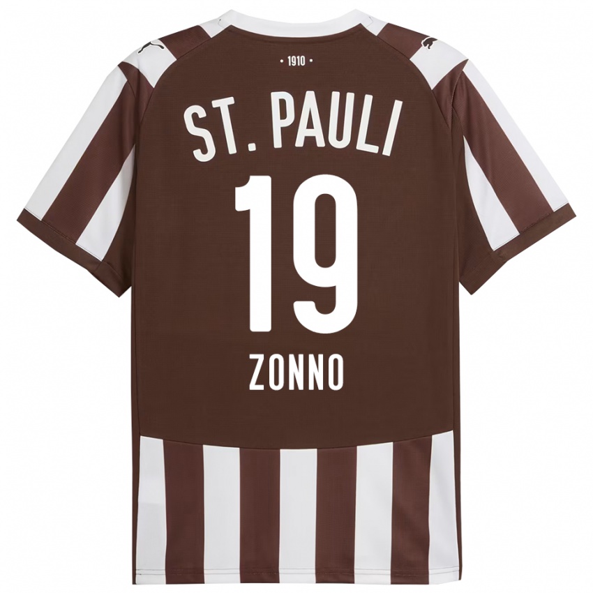 נשים Dominik Zonno #19 קפה לבן ג'רזי ביתית 2025/26 חולצה קצרה