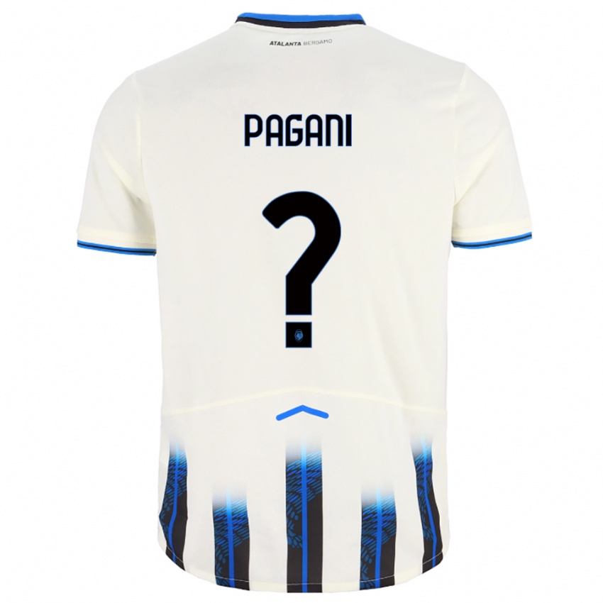נשים Federico Pagani #0 לבן כחול הרחק ג'רזי 2025/26 חולצה קצרה