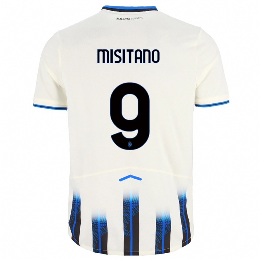 נשים ג׳וליו מיסיטנו #9 לבן כחול הרחק ג'רזי 2025/26 חולצה קצרה