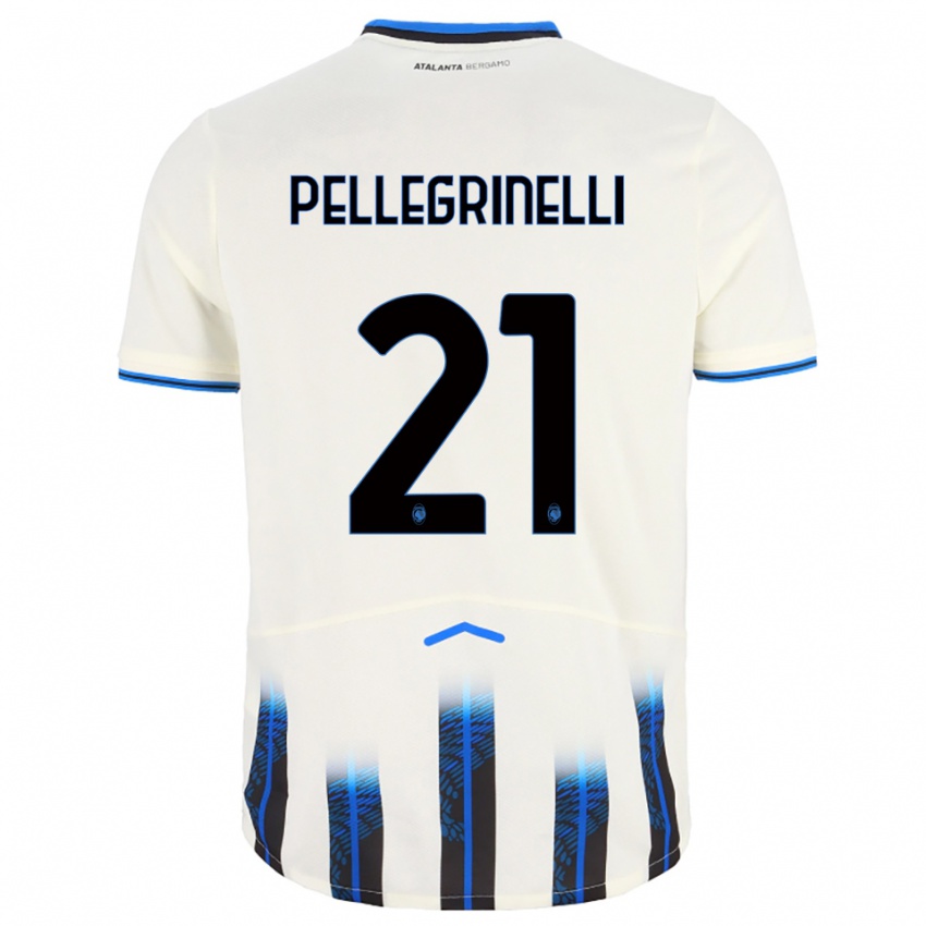 נשים ג'ורג'יה פלגרינלי #21 לבן כחול הרחק ג'רזי 2025/26 חולצה קצרה