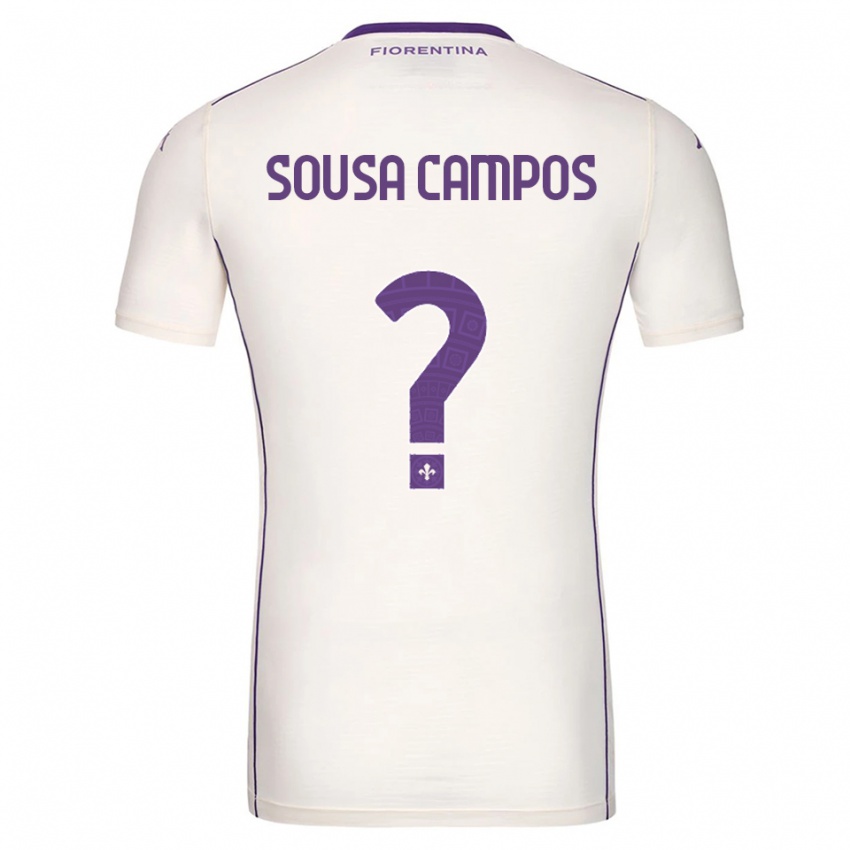 נשים Matteo Sousa Campos #0 לבן סגול אדום הרחק ג'רזי 2025/26 חולצה קצרה