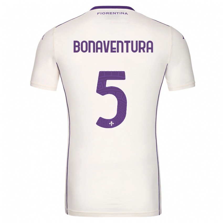 נשים ג'אקומו בונבנטורה #5 לבן סגול אדום הרחק ג'רזי 2025/26 חולצה קצרה