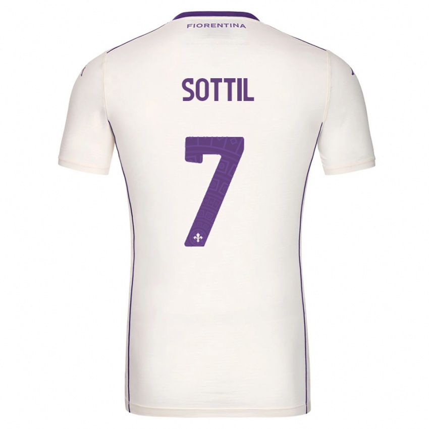 נשים ריקרדו סוטיל #7 לבן סגול אדום הרחק ג'רזי 2025/26 חולצה קצרה