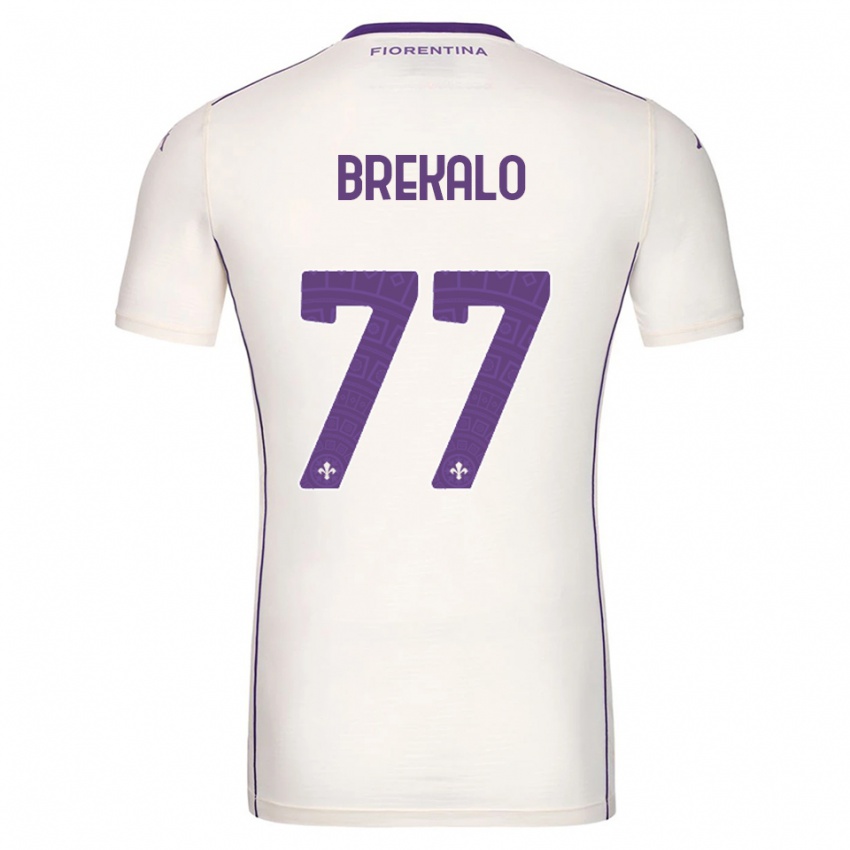 נשים יוסיפ ברקאלו #77 לבן סגול אדום הרחק ג'רזי 2025/26 חולצה קצרה