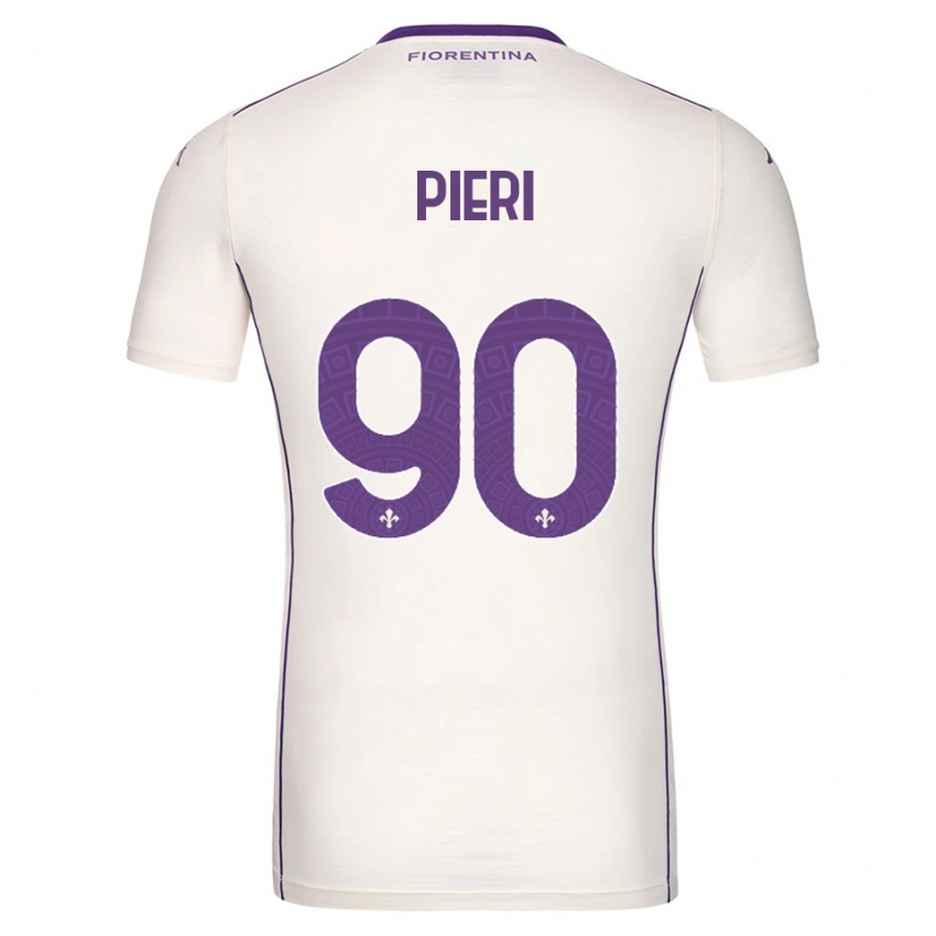נשים Arianna Pieri #90 לבן סגול אדום הרחק ג'רזי 2025/26 חולצה קצרה