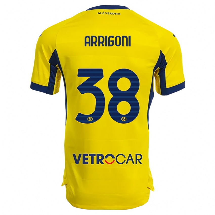 נשים אריגוני #38 צהוב נייבי הרחק ג'רזי 2025/26 חולצה קצרה נשים אריגוני #38 צהוב נייבי הרחק ג'רזי 2025/26 חולצה קצרה