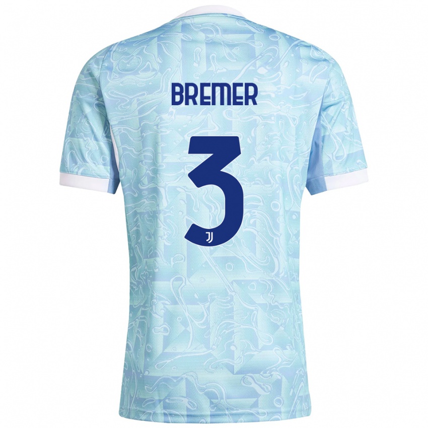 נשים גלייסון ברמר #3 תכלת צהוב הרחק ג'רזי 2025/26 חולצה קצרה