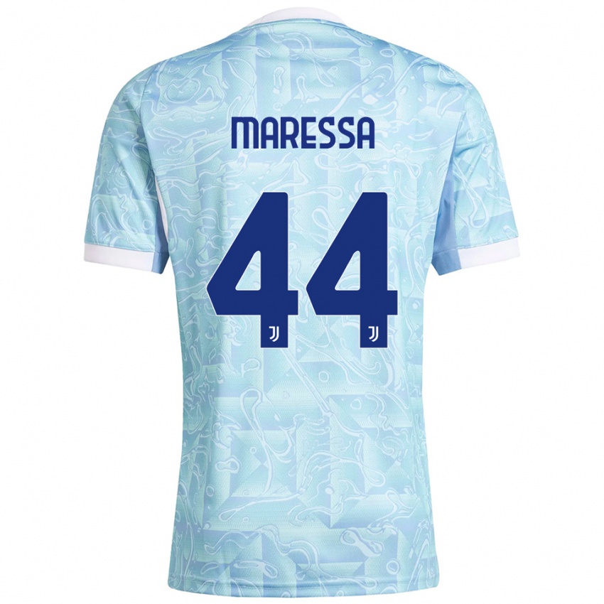 נשים טומאסו מארסה #44 תכלת צהוב הרחק ג'רזי 2025/26 חולצה קצרה