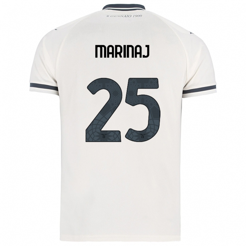 נשים קלדי מרינאי #25 לבן נייבי הרחק ג'רזי 2025/26 חולצה קצרה