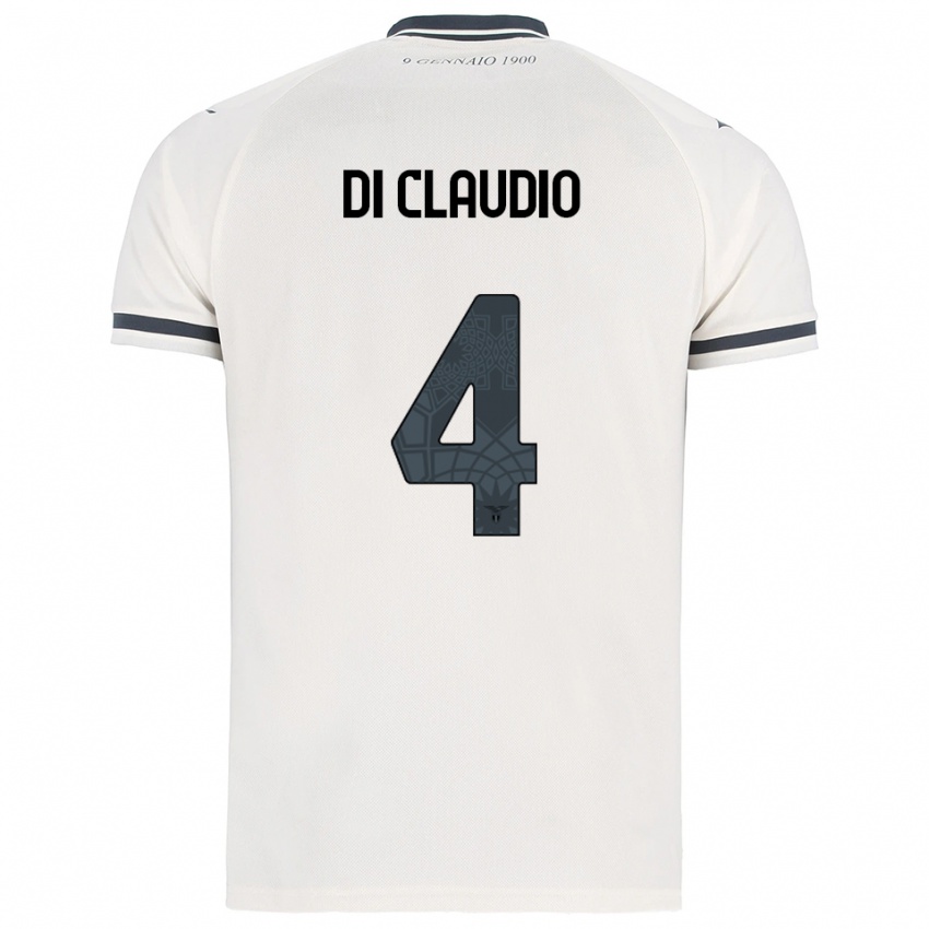 נשים Federico Di Claudio #4 לבן נייבי הרחק ג'רזי 2025/26 חולצה קצרה