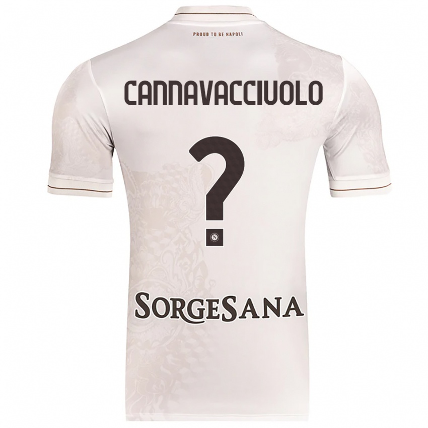 נשים Luigi Pio Cannavacciuolo #0 שמפניה חום הרחק ג'רזי 2025/26 חולצה קצרה