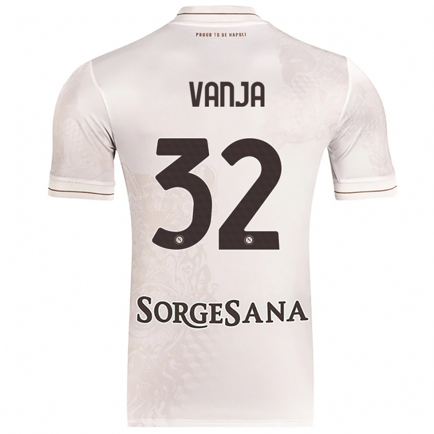 נשים ואניה מילינקוביץ'-סאביץ' #32 שמפניה חום הרחק ג'רזי 2025/26 חולצה קצרה