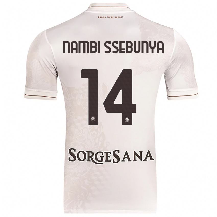 נשים וילה נאמבי #14 שמפניה חום הרחק ג'רזי 2025/26 חולצה קצרה