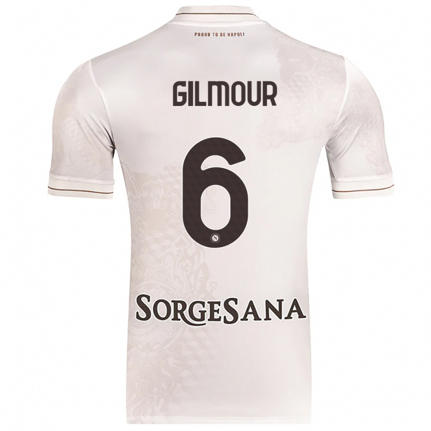 נשים בילי גילמור #6 שמפניה חום הרחק ג'רזי 2025/26 חולצה קצרה