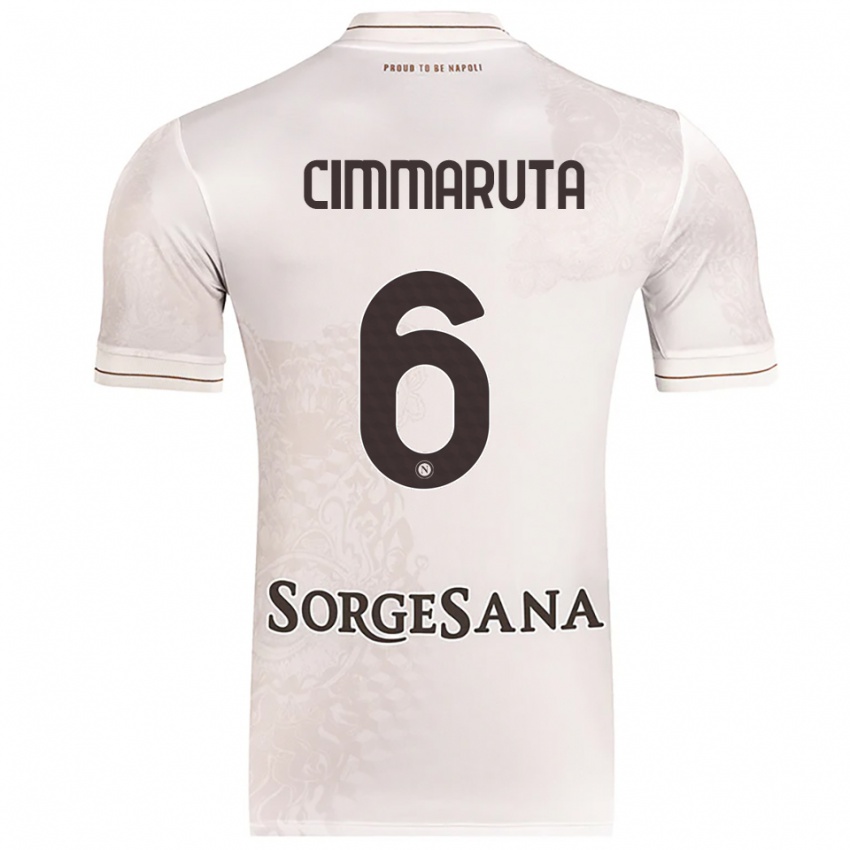 נשים אנטוניו צימרוטה #6 שמפניה חום הרחק ג'רזי 2025/26 חולצה קצרה