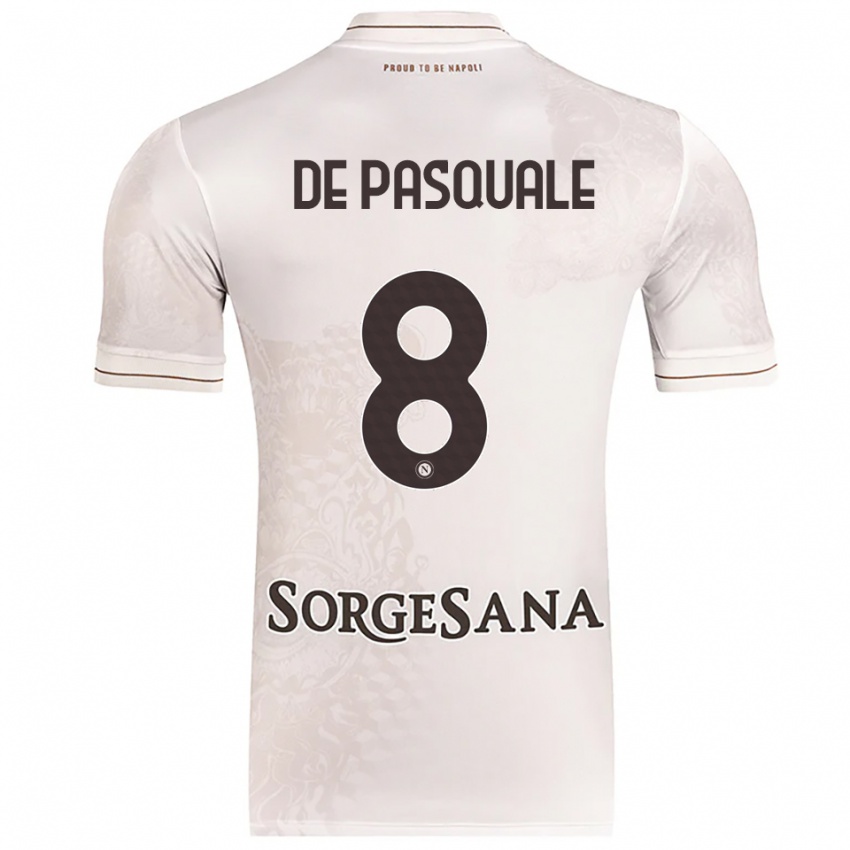 נשים דילן דה פסקואל #8 שמפניה חום הרחק ג'רזי 2025/26 חולצה קצרה