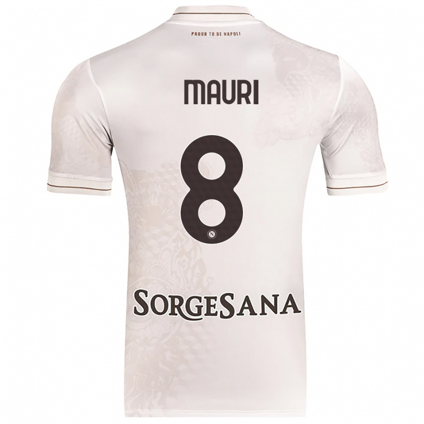 נשים Claudia Mauri #8 שמפניה חום הרחק ג'רזי 2025/26 חולצה קצרה